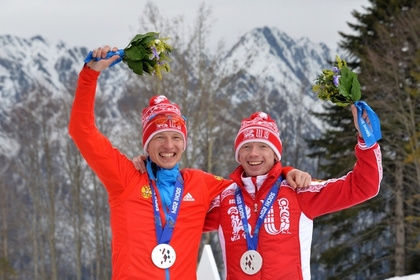 Российские лыжники с медалями Паралимпиады
